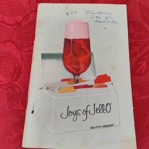 Vintage 1960s Joys of Jell-O Recipe Booklet Coobook Advertising Jello